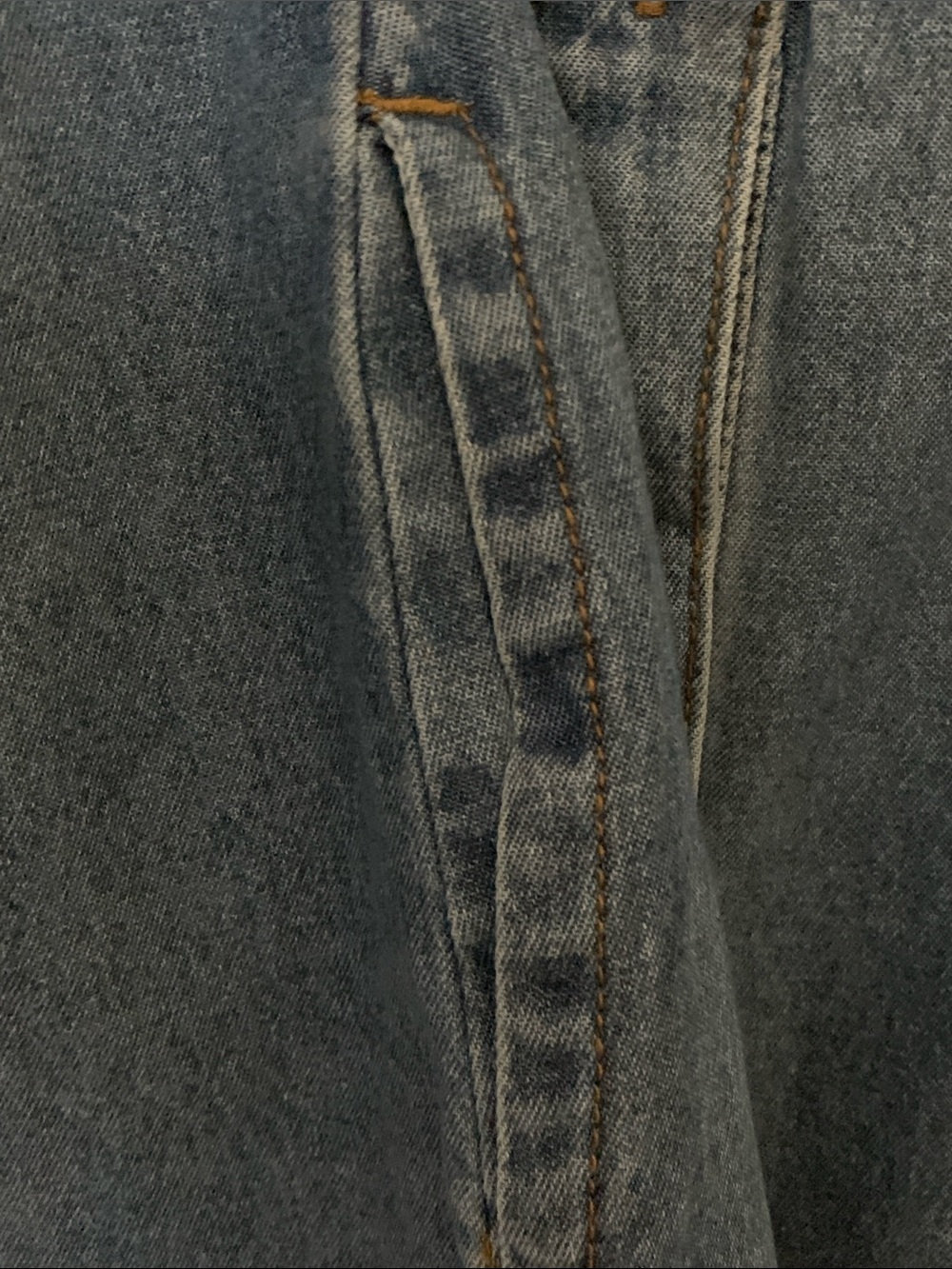 Frye Medium Blue Denim Button-Front Shirt Dress - Picture 5 of 10